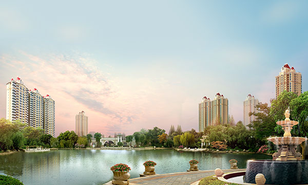 地產建筑風景圖